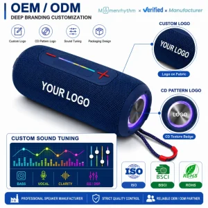 Mini Bluetooth Wireless Subwoofer with RGB Lighting for Computer Use