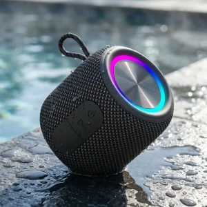 Mini Bocina Bluetooth Speaker LED IPX7 Portable Outdoor Speaker Waterproof with Mic