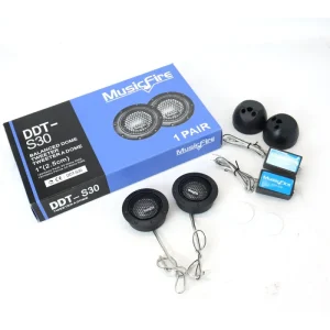 Mini Car Audio 25mm Car Speakers 180W Car Audio Tweeter Speaker 1.0 Inch Small Speaker Set MF DDT S30