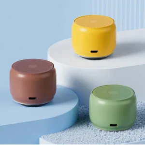 Mini Cylinder Metal 5.0 Wireless Portable Speaker TWS Pairing for Outdoor Travel