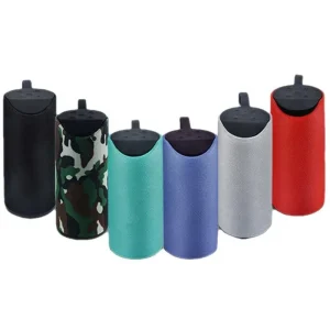 Mini Handle Portable Bluetooth Wireless Speaker Waterproof PC Post 6W Bass Outdoor Music Player Subwoofer Gift Speaker With FM