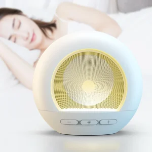 Mini Moon Shaped Night Light RGB Ambient 5W FM TF Memory Wireless Portable Bluetooth Speaker