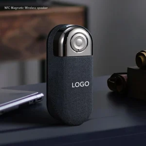 Mini NFC Magnetic Mount TWS Stereo 1600mah Rechargeable Strong Magnet Phone Holder Portable Wireless Bluetooths Speaker