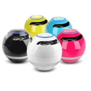 Mini Outdoor Small Stereo LED Light Speaker Computer Subwoofer Creative Gift High Volume Portable Battery Powered