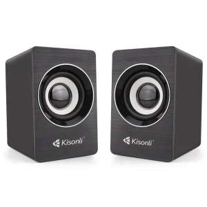 Mini PC Active Home Speaker Portable Plastic with USB AUX Audio Communication Computer Speaker