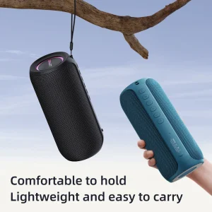 Mini Portable Karaoke Speaker S69M 20W Rechargeable Battery, Dual Microphones, Dynamic RGB Lights