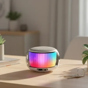 Mini Portable Multi functional Wireless 10W Bass RGB LED Lighting TWS IPX5 Waterproof Bicycle Sound Custom Smart Music Speaker