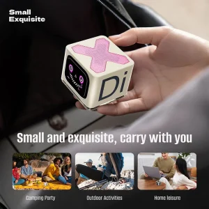 Mini Portable Party Smart Speaker AI Voice Calls Assistant BT Music Speakers Photo Album Intelligent Speaker