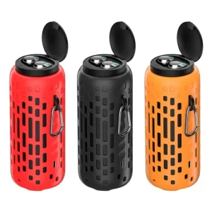 Mini Portable Smart Subwoofer Speakers RGB Sound Audio Amplifiers for Home TF Card Mobile Phone Computer Wireless Blue Audio