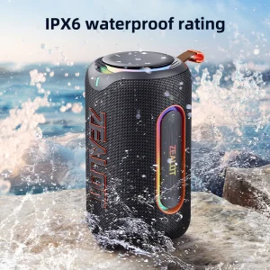 Mini Portable Speaker MP1 60W RGB LED Lights 8000mAh Battery for Party and Outdoor Use