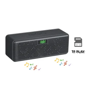 Mini Portable Stereo Speaker Rectangular Heavy Bass TF Card Desktop Wireless Bluetooth Speaker Surround Audio Box