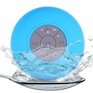 Mini Speaker FM Radio Waterproof Sucker Glass Window Home Theater Computer Mobile Phone Stage Wireless Microphone