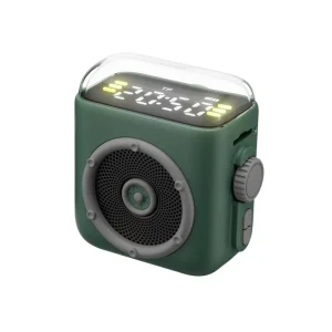 Mini Speaker with Magnet and Clip Retro Cartoon Portable Wireless Speaker for Outdoor Bicycle Desktop Home Use