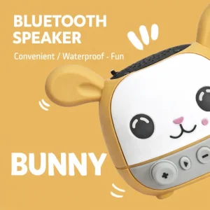 Mini Stereo Cute Pet Rabbit for 5.2 Speaker Waterproof Voice Prompt Call Function Girls Birthday Gift Portable Creative