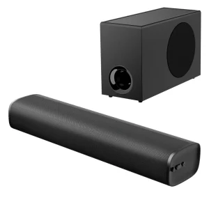 Mini TV Soundbar for Home Theater System with ARC OPT AUX BT Connections
