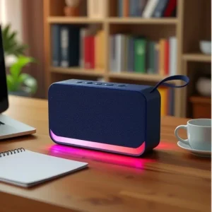 Mini Wireless Outdoor Speaker Fabric Party Speaker LED Light RGB Portable BT Speaker