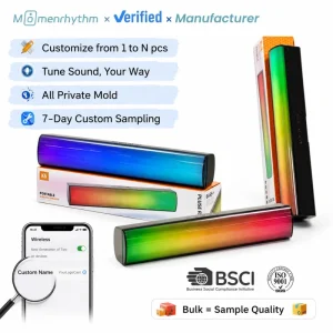 Mini Wireless Soundbar with Subwoofer Surround Speaker Portable Speaker Outdoor Bass Speaker Soundbar
