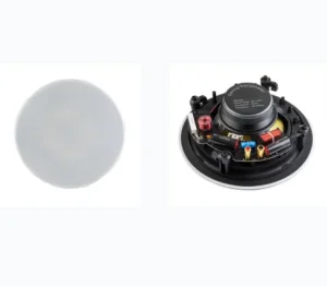 Model 628 5 Inch Coaxial Ceiling Speaker 20W 8Ohm 100V Dual Input PA Background Music Loudspeaker 185mm Cutout