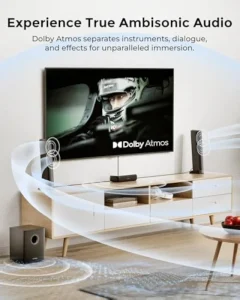 Modular 3 in 1 Design Apollo S80 Detachable Soundbar Fits Any Room Layout