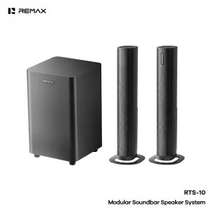 Modular Soundbar Speaker System Detachable Wireless Subwoofer 120W BT 5.3 Multiple Inputs Remote Speaker