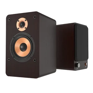 Monitors for Professional Studio Sound Pair of Black Studio Speakers for Music Production & Mixing Studio Audio