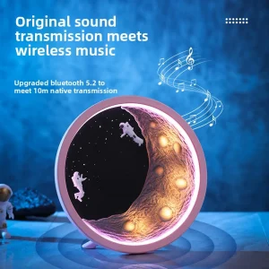 Moon Astronaut Wireless for 5.2 5W Subwoofer Speaker Birthday Gift Creative Cartoon Home Decoration