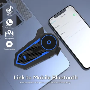 Motorcycle Helmet Headset BT 5.2 Wireless Handsfree Stereo Earphone with Microphones Motorbike Helmet Headphones MP3 Speaker
