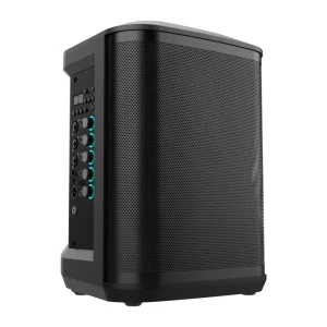 Multifunctional 8 Inch Portable PA Speaker with Triple Tweeters LiFePO4 Battery & Guitar MIC Input for Live Music & Speech