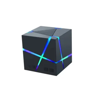 Music Sound 5W Powered Rgb Electronic Gadget Mini Cube Portable Speaker Outdoor Speaker