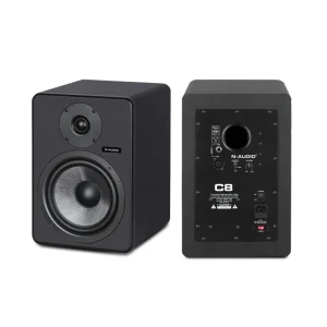 N AUDIO C8 Wooden Studio Reference Loudspeaker Monitor 8-Inch USB Powered High Quality DJ Computer Audio Speaker