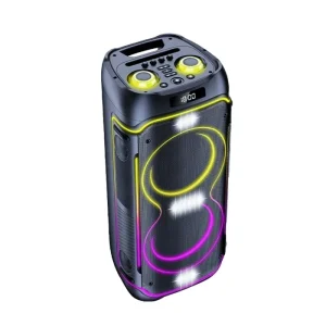 NDR 1810 HiFi Portable Professional Speaker Luminous Diode 310 Wireless Subwoofer Party Box for Computer Use AUX