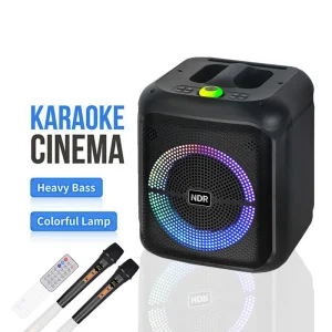 NDR 2210 10 inch Tower Speaker Subwoofer BT Speaker for Outdoor Desktop and Car Music Playback Audio Karaoke Set