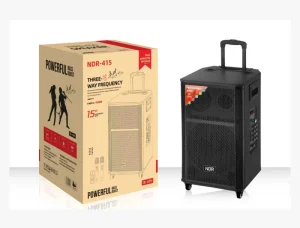 NDR-415 Karaoke High Power Speaker 15 Inch Woofer Rechargeable Battery for Outdoor Activity Factory Factory Direct Sales