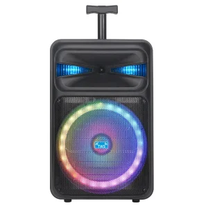 NDR Q08 Corneta Amplificada Bosinas Amplificada 8″ Auto Falante De 8 Inch Outdoor Karaoke Trolley Speaker with Wireless Mic