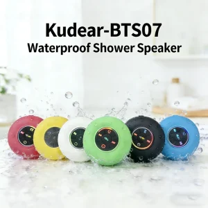 New Bathroom Waterproof Wireless Bluetooth Speaker Large Suction Cup Mini Portable Speaker Outdoor Sports Stereo Speaker