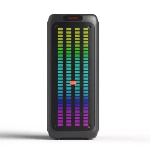 New Design Dual 8 Inch Trolley Speaker Blue Tooth Partybox 1000 KTV Speaker Karaoke With Dicso Led Light Party Speaker