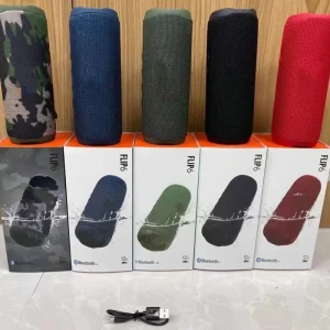 New FLIP6 6th Gen Wireless 5.3 TWS Subwoofer IPX3 Waterproof 10W Output Outdoor Mini Speaker