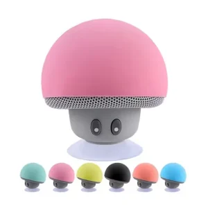 New Hot Cartoon Small Mushroom Head BT Speaker Mini Phone Stand Convenient Outdoor Suction Cup Smart Small Audio