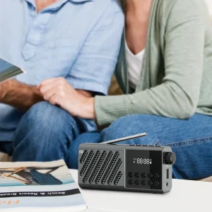 New Outdoor Portable Custom Logo Recording Subwoofer Bass Wireless Bluetooth Audio Speaker With FM Radio