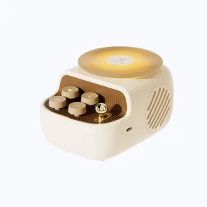 New Retro Aromatherapy for 5.2 Speaker Rotating Nightlight Plastic Birthday Accompanying Gift Home Portable Card