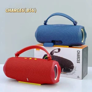 New Trend Hot CHARGE6 Stereo Sound Heavy Bass Portable 10W Wireless Blue Tooth TWS Speaker With Colorful Light As Gift