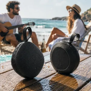 New Trendy Products Promotional Business Gifts Items 5W Portable Wireless Subwoofer Waterproof Magnetic Mini Music Speaker
