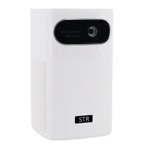 Newest 250 Ansi Lumen 2.4+5G Dual band Wifi and Hifi Speakers Smart Android 9.0 OS Mini Hologram Portable Projector