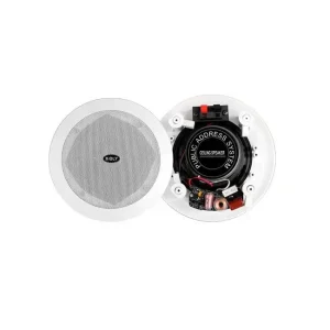 Newest Custom 2-Way Coaxial System 4-Channel Digital Class D 6″ Woofer 100v Wireless Ceiling Speaker Home Wi-Fi Bedroom