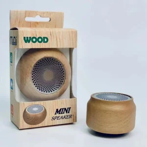Nordic Retro Solid Wood Wireless Subwoofer Customizable Mini Wooden Speaker with Retro Style Quality Audio Function