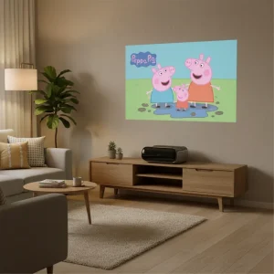 O2 Ultra 4K DLP Ultra Short Throw Projector 0.18:1 Triple Laser Smart Auto Adjust 240Hz Gaming Portable Built in Speakers