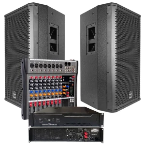 ODM Customized Active 15 Inch Speakers Audio PA System Speaker Sound Woofer Subwoofer Bass Passive 15 Inch Professional Speakers