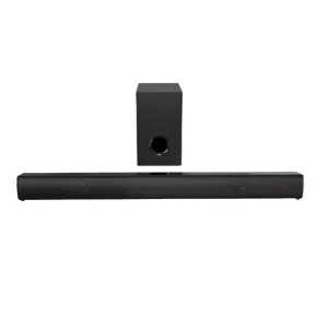 OEM 2.1CH TV Sound Bar for Home Theater System Wireless Subwoofer 60W 5.25″ Woofer Metal & Plastic