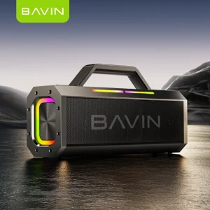 OEM BM26 Outdoor 120W RGB Lighting Bluetooth BT5.3 Karaoke Speaker with Dual Microphone
