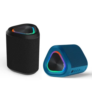 OEM Custom LOGO IPX5 Waterproof Wireless Speaker Portable Outdoor Motorcycle Bike LED Bluetooth Speaker